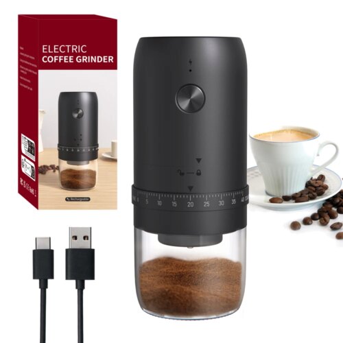 USB Electric Coffee Bean Grinder